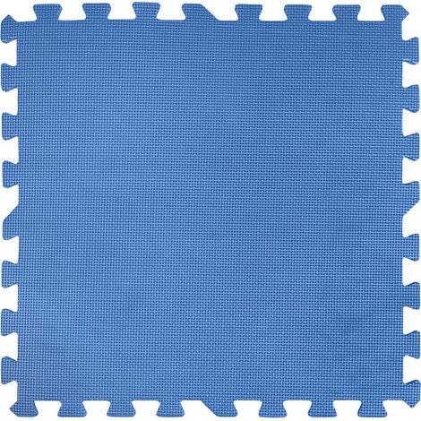 Gre-pools Tapis de sol piscine bleu 50x50 cm lot 9 pièces (1/6)