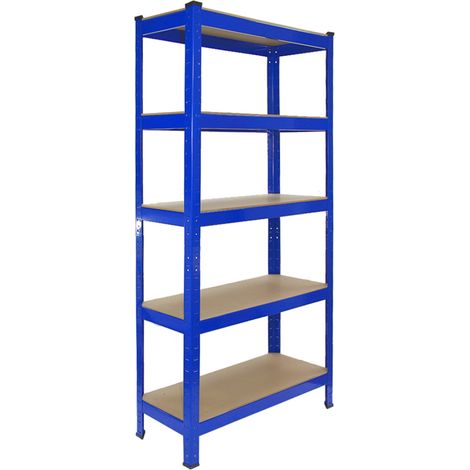 10 x T-Rax Garagenregal Werkstattregal Kelleregal Regal Industrie 75cm x 30cm x 150cm in Blau