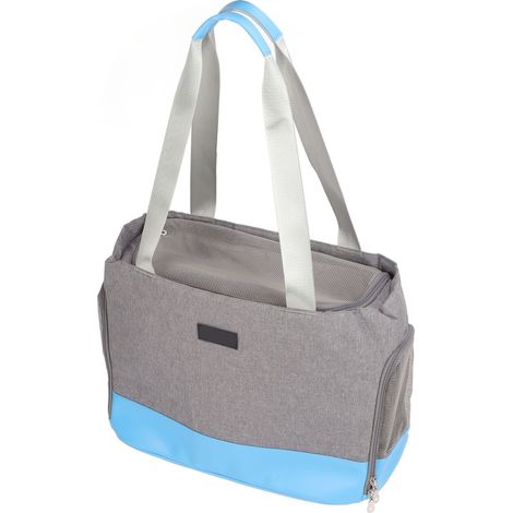 Sac de transport universel pour animaux de compagnie (chats, chiens, lapins) - Bleu - Imperméable, respirant et confortable (1/5)