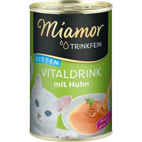 Miamor  Trinkfein Vitaldrink  Puszka 135ml - Gatito  Kurczak 135ml (1/2)