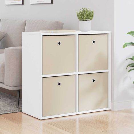 vidaXL  Sideboard  with Drawer White 68.5 x 32 x 67 cm