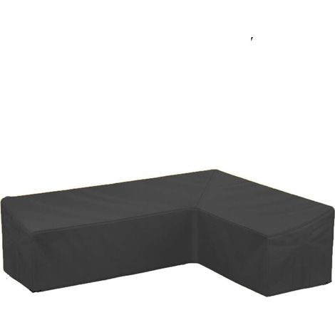 LaBlanc – Wasserdichte Garten-Ecksofa-Abdeckung, L-förmige Schutzplane, UV-beständige Schutzhülle für Gartenmöbel und Terrasse, 250 x 250 cm (1/4)