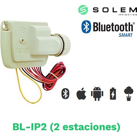 Programador de batería bluetooth de 2 estaciones - 702soblip2n - solem - (1/3)