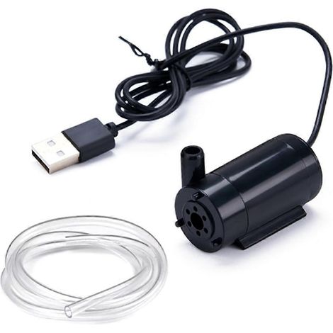USB-Tauchpumpe mit 1 m Kabel für Aquarien, Niederspannung 5 V