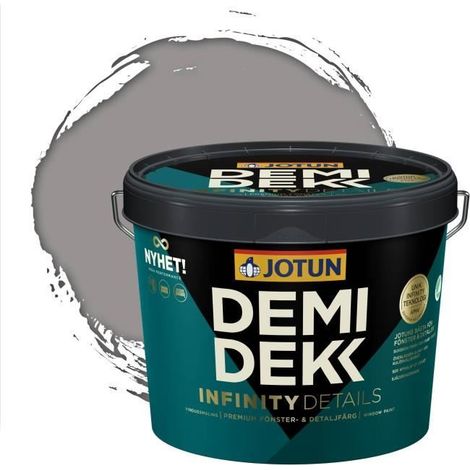 JOTUN - Peinture Bois, Lasure Opaque Satinée - RAL 7036 - Gris Platine - 3L (1/2)