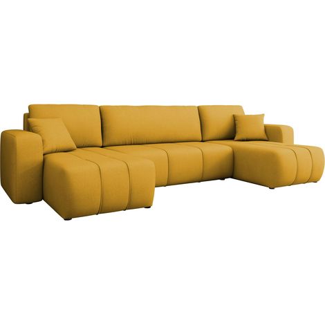 Sofá rinconero Comfivo Laurus II, Velo 626, Función de descanso, Almacenaje, 312x145x82cm, 0 (1/5)