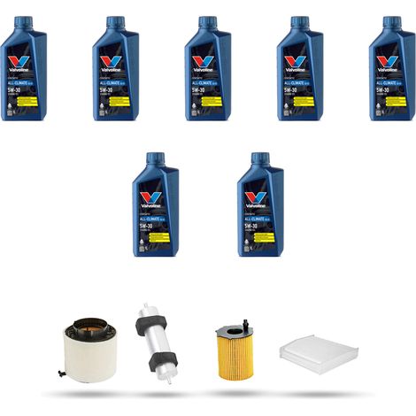 Kit tagliando 4 FILTRI e 7L OLIO compatibile con Audi A5 (8T3,8F7,8TA) 3.0 tdi 150kw dal 2011 (1/5)
