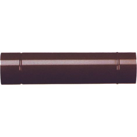TUBO PORCELLANATO PER STUFE A LEGNA MARRONE LUCIDO  ø cm.12x50    SAVE