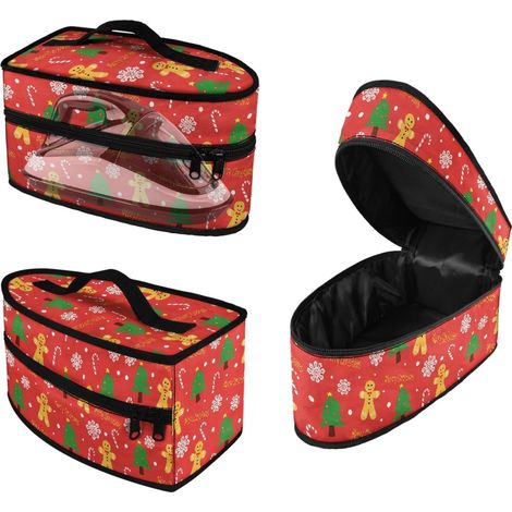Sac De Rangement Pour Vapeur Portable - Motif Flocon De Neige - Pour Fer À Repasser À Vapeur Portatif - 1 Pièce (1/5)