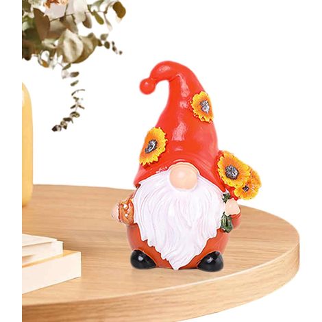 Gnome de Noël Décoration Saisonnière de Sans Visage  Figurine Sans Visage Maison Pour La Décoration D'Intérieur, Le Bureau, La Maison, L'Étagère, La Chambre, Les Fêtes (1/5)