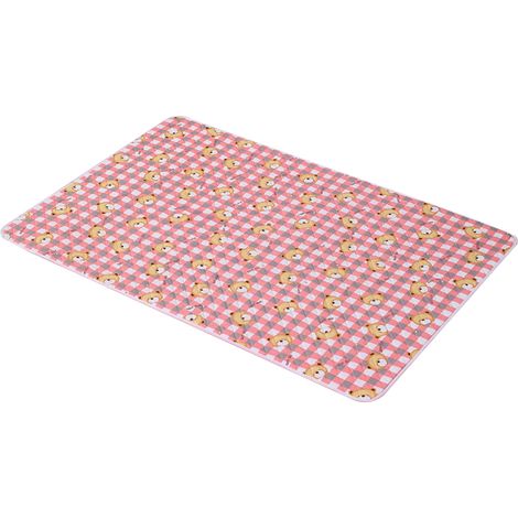 1 alèse matelassée, lavable, 150 x 200 cm, pour bébé étudiant ou protection menstruelle, adaptée lit enfant et petit lit universitaire (1/5)