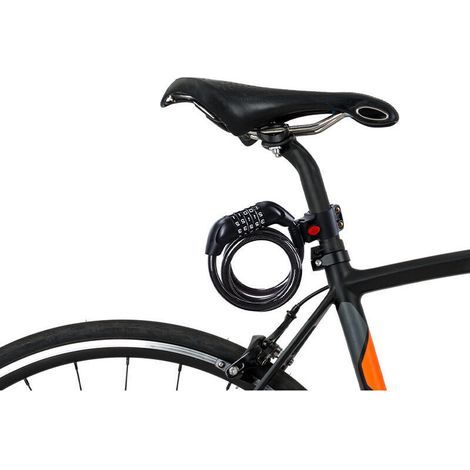 Serrure Vélo 120 cm à Combinaison Numérique 5 Chiffres pour Moto Trottinette Valise Porte Rose (1/3)