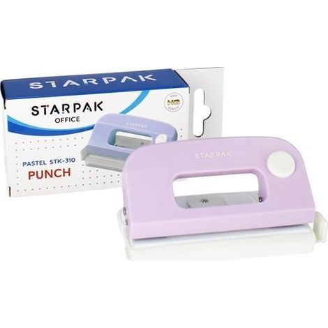 Perforadora STK-310 color morado pastel