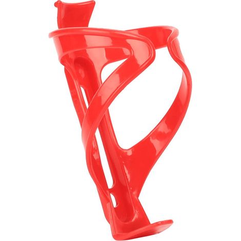 Porte-bidon pour VTT et vélo de route, plastique haute résistance, 22 g, vis et clé incluses – 148 mm (H) x 73-80 mm (L), rouge