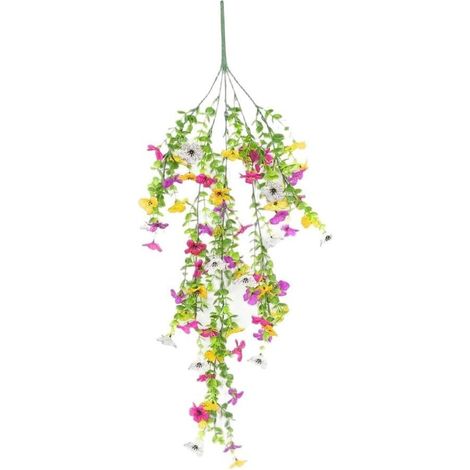 Eucalyptus Artificiel Suspendu Guirlande Faux Lierre Réaliste pour déco Mariage Maison Bureau 78cm (1/5)