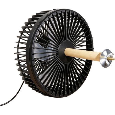 Ventilateur De Cage Pour Animaux De Compagnie, Avec Refroidissement Silencieux À 2 Vitesses, 6,5 X 7,09 X 2,95 Pouces, Ventilateur De Montage Sur Cage Rechargeable Par USB, Circulateur D'air Portable, (1/5)