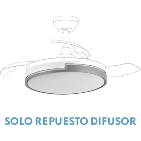 Diffuseur d'air olimpia large 107d blanc/gris