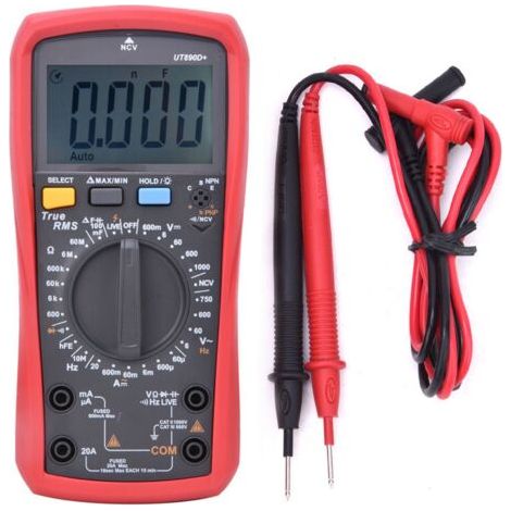 Multimètre numérique UNI-T UT890D 6000 digits RMS véritable multifonction manuel (1/5)