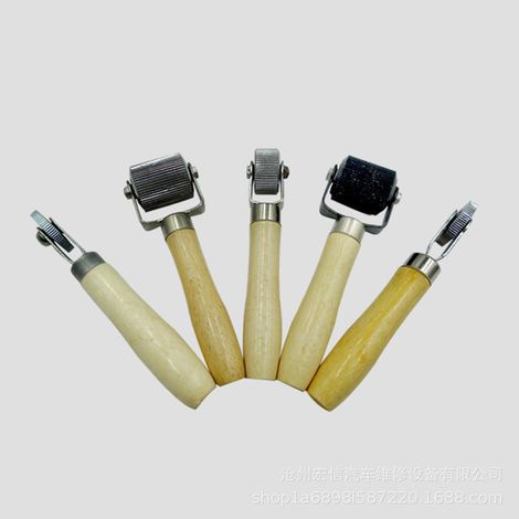 5 Pack Car Sound Deadening Roller Metal Insulation Tool, Sound Deadener Roller Set, Seam Roller, Bearings Equipped Wheel Roller for Car Sound Deadening Mat and Wallpaper Application (1/2)