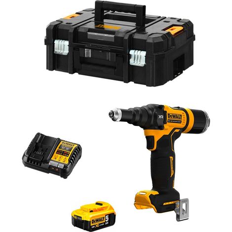 Riveteuse DeWALT DCF403P1T (1 x 5,0 Ah DCB1104 TSTAK II) (1/5)