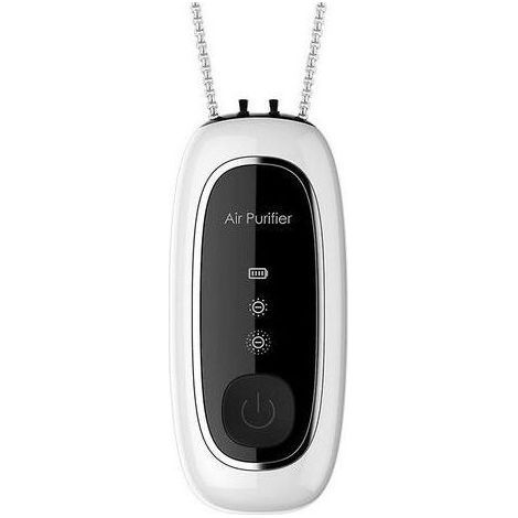 Purificador de aire portátil para el hogar con iones negativos, carga USB, filtros personales portátiles, purificador de bajo ruido. (1/5)