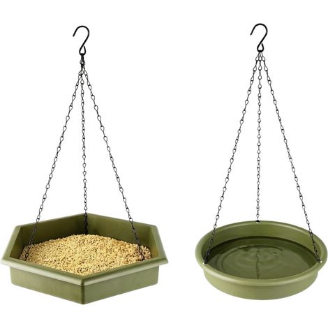 Hängender Vogelfutterspender für den Garten, automatischer Kolibri-Futterspender, Wasserspender