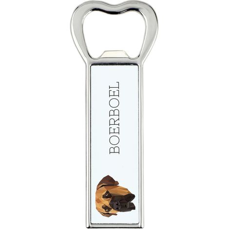 Boerboel, mastino sudafricano - apribottiglie con foto e iscrizione per birra Art-Dog (1/5)