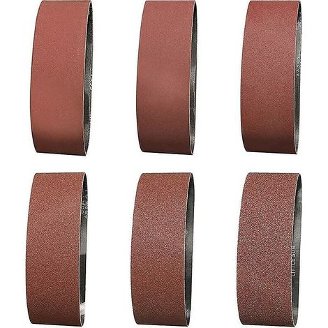 royaluxe -Lot de 10 bandes abrasives 100x915mm, 1X grain 40/60 ,2X grains 120/180/240/320,Idéal pour poncer le bois, le métal et la peinture (1/5)