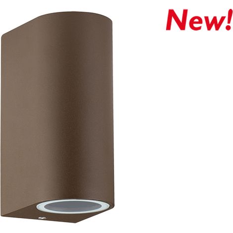 Applique da parete Tiziano Corten IP44 2 x GU10 Novaline (1/2)