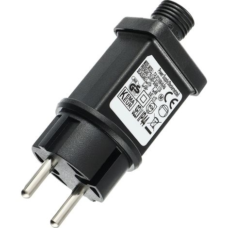 31V 6W LED Transformateur Prise Clignotante IP44 Adaptateur Pilote avec Minuterie 8 Modes pour Lumières de Décoration Clignotantes Lumières de Glaçons