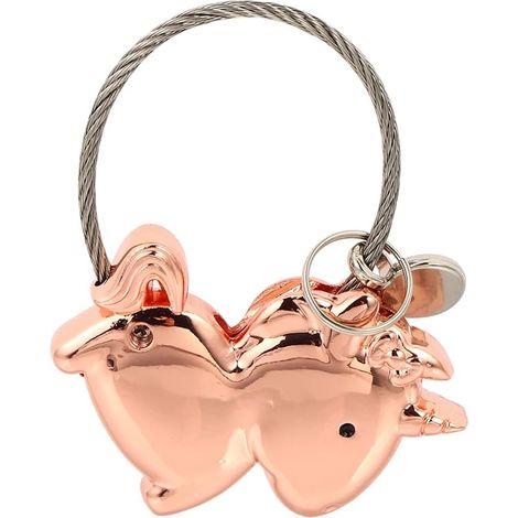 1 porte-clés licorne mignon pour sac à main, porte-clés couple, porte-clés magnétique, porte-clés sac à dos licorne, porte-clés à paillettes