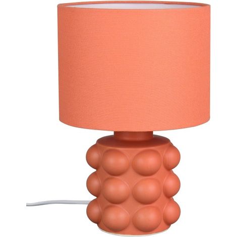 Lampe design, Lampe de table design rétro Kate Terracotta en Céramique, BOITE A DESIGN