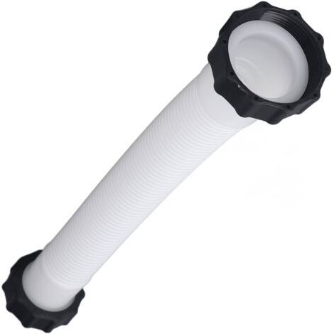 Tuyau de remplacement de pompe de piscine pour Intex Tuyau de remplacement de piscine de diamètre 1,5 po pour piscines hors sol Blanc 0,4 m / 1,3 pi (1/4)