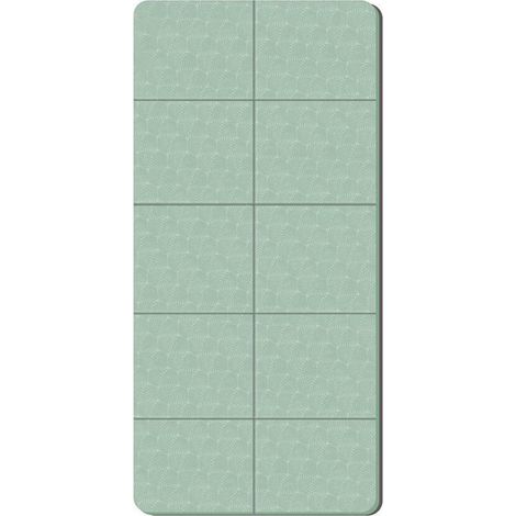 Tapis De Yoga - 180 x 90 cm - Épaisseur 8 mm - Pliable - Léger 500 g - En PVC - Pour Yoga Pilates Et Exercices Sur Sol - Vert
