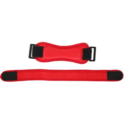 Unisex-Kniebandage für Kniescheibe, Patellasehne, Schmerzlinderung, Knieunterstützung, Sport, rot (1/5)
