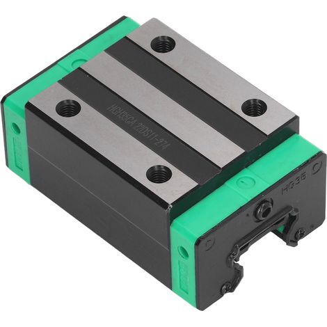 Lot Coulissant Haute Précision pour Imprimante 3D, Patin de Guidage Linéaire Anti-Blocage, Bloc Roulement en Alliage, Rail de Translation Fluide, Pièce CNC (Sans Bouchage) (1/5)