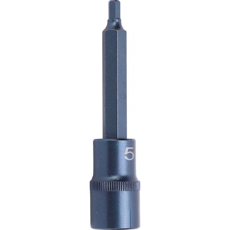 Embout tournevis hexagonal douille carrée 1/2 pouce en acier allié S2 pour clé à molette (1/5)