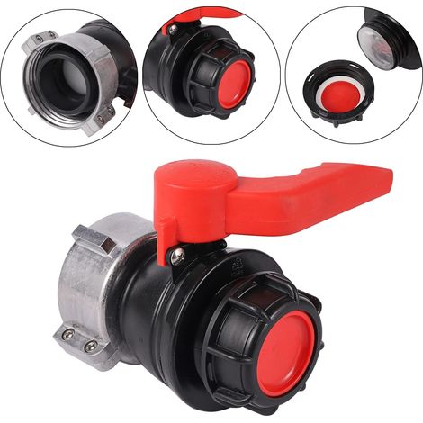 IBC Adaptateur robinet à boisseau sphérique de rechange pour robinet d'arrêt (75 mm) DN50 (1/5)