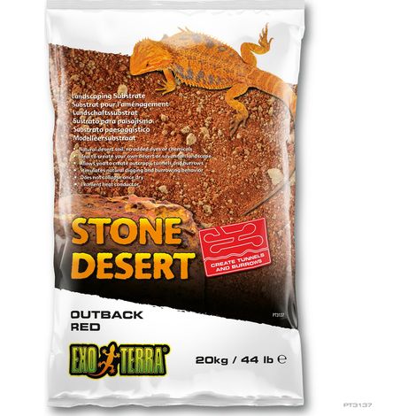 Sustrato de arena para paisajismo Exo Terra Stone Desert - Rojo
