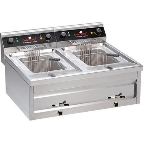 Friteuse de table 12 L + 12 L - Caterchef star