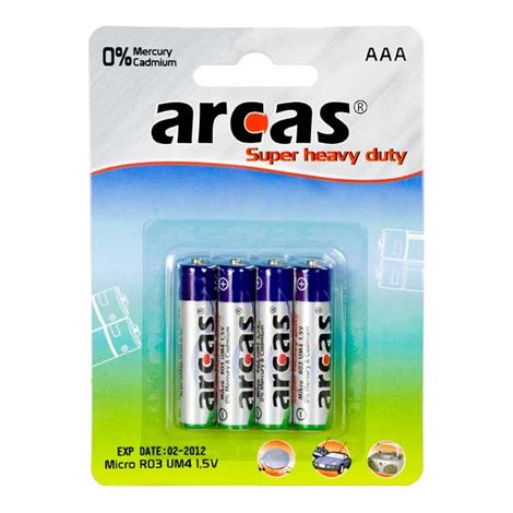 Arcas AAA/R03 Ultra robuste 4 pièces (1/2)