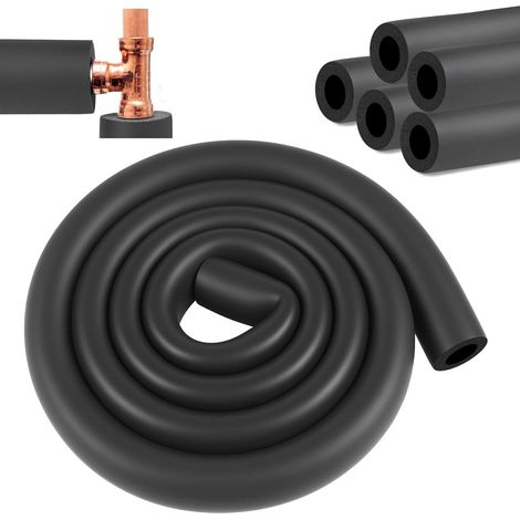 Isolation Tuyaux Chauffage Ø13mm Tuyau en Mousse 2M Noir (1/5)