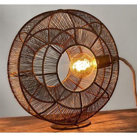 Galeno Tischleuchte in Antikgold mit Kabel, 35 cm, 35 x 16 x 35 cm (1/3)