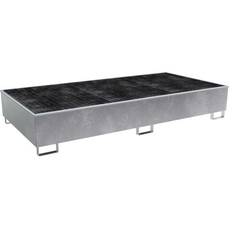 Bauer Südlohn Bac de rétention avec insert PE RW-GR 2700-3 PE, galvanisé à chaud (1/3)