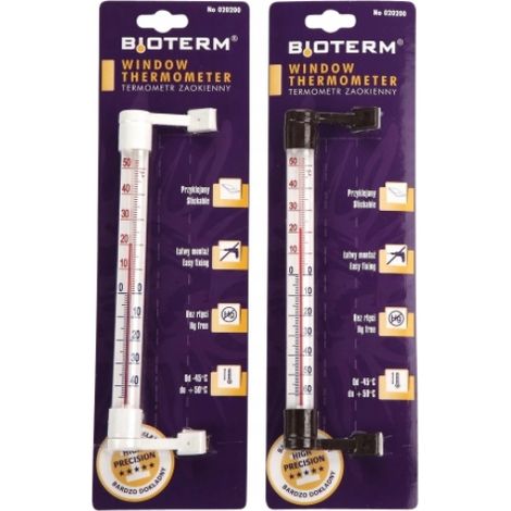 Thermomètre tubulaire externe auto-adhésif