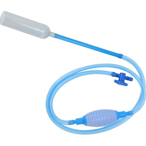 Aspirateur à gravier pour aquarium, mini-siphon manuel pour nettoyer l'eau des poissons (1/3)