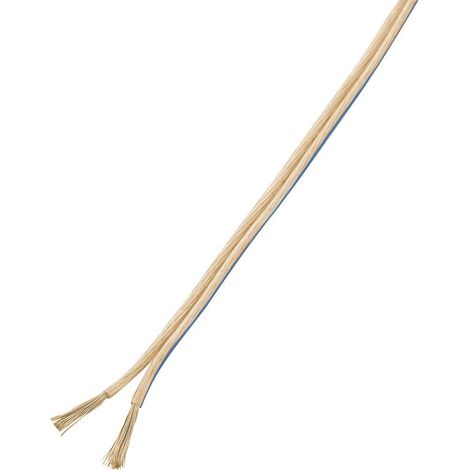 Câble haut-parleur TRU COMPONENTS TR1975-100 1568259 2 x 0.75 mm² transparent 100 m (1/2)