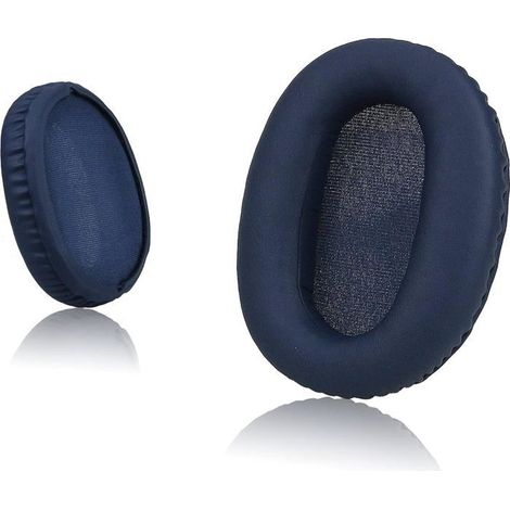 Coussinets de rechange compatibles avec Sony WH-CH700N,WH-CH710N,cuir protéiné et mousse à mémoire de forme,bleu (1/5)