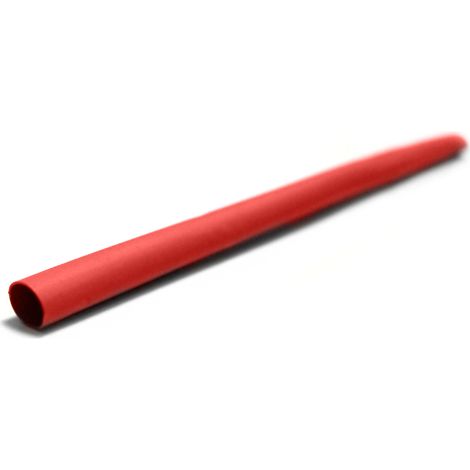 Gaine thermo rétractable Ø3,2mm - 1m - Rouge - Zenitech