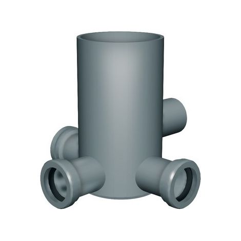 POZZETTO A PAVIMENTO ALTO 3 uscite D.40 / 1 uscita D.40 NICOL